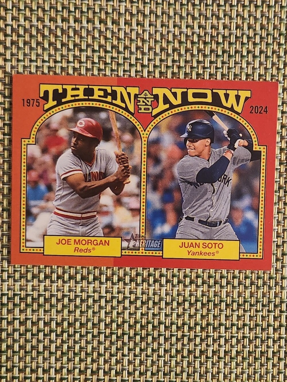 Joe Morgan and Juan Soto Baseball Card